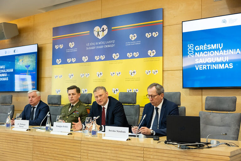 Valstybės saugumo departamento ir Antrojo operatyvinių tarnybų departamento prie Krašto apsaugos ministerijos metinis Grėsmių Lietuvos nacionaliniam saugumui vertinimo pristatymas Seime