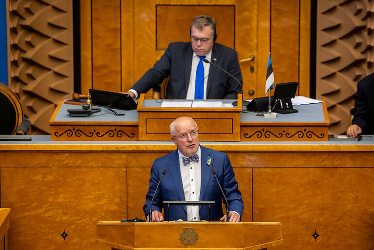 Seimo Pirmininko Juozo Oleko sveikinimo kalba Estijos Riigikogu ir Rugpjūčio 20 d. klubo iškilmingame posėdyje, minint Estijos nepriklausomybės atkūrimo 35-ąsias metines Seimo Pirmininko Juozo Oleko sveikinimo kalba Estijos Riigikogu ir Rugpjūčio 20 d. klubo iškilmingame posėdyje, minint Estijos nepriklausomybės atkūrimo 35-ąsias metines