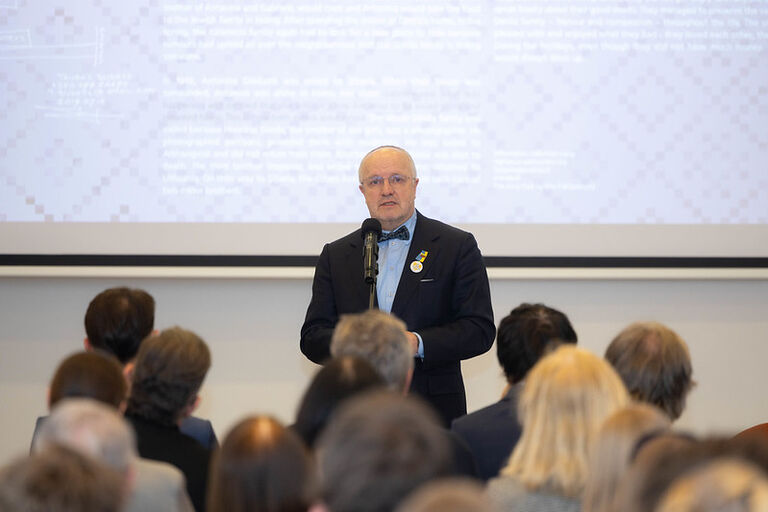 Seimo Pirmininkas Juozas Olekas dalyvavo renginyje „Žydų gelbėtojai – didžioji žmoniškumo pamoka“.