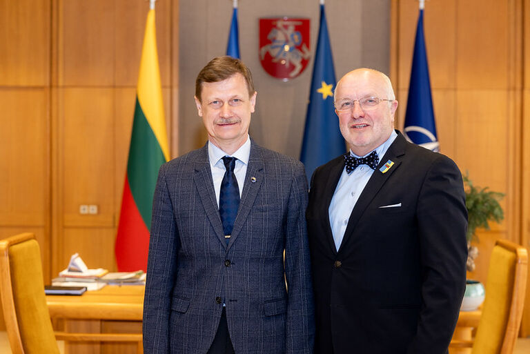 Seimo Pirmininkas Juozas Olekas susitiko su Baltijos ir Juodosios jūrų ekonominio forumo valdybos pirmininku Volodymyr Makukha