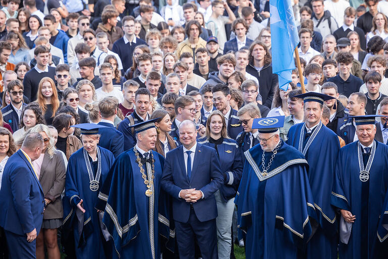 Seimo Pirmininkas Saulius Skvernelis dalyvavo Vilniaus Gedimino technikos universiteto mokslų metų pradžios šventėje
