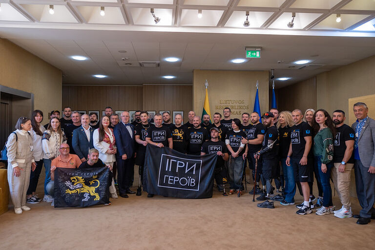Seimo Pirmininkas Juozas Olekas susitiko su Ukrainos karo veteranais Seimo Pirmininkas Juozas Olekas susitiko su Ukrainos karo veteranais