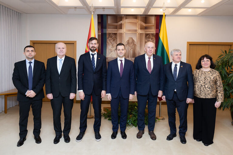 Seimo ERK ir URK narių susitikimas su Šiaurės Makedonijos užsienio reikalų ir užsienio prekybos ministru Timčo Mucunski