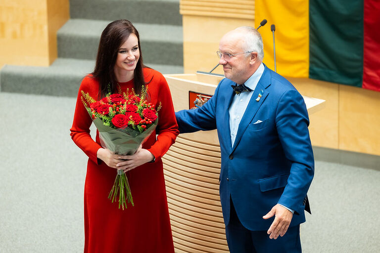 Seimas pritarė Ingos Ruginienės kandidatūrai į Ministro Pirmininko pareigas