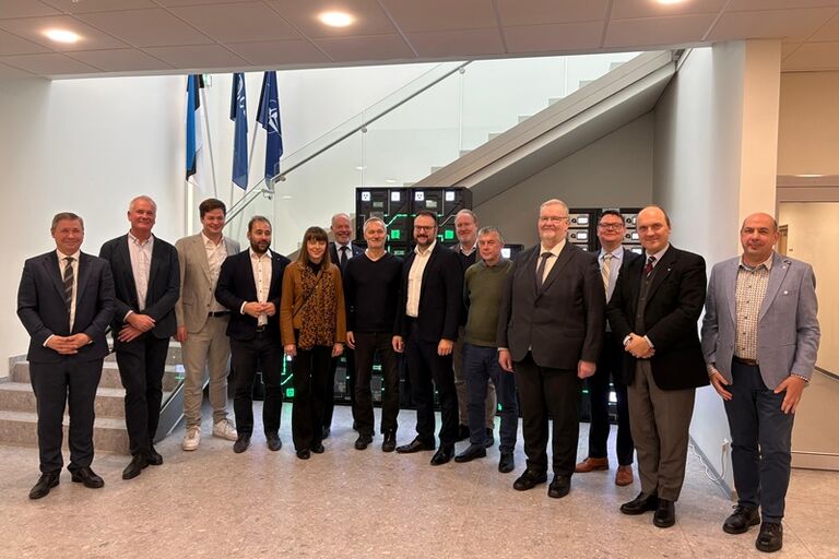 Seimo delegacijos Baltijos Asamblėjoje pirmininkas Giedrius Drukteinis  Taline dalyvauja Baltijos jūros parlamentinės konferencijos darbo grupės kibernetiniam ir informaciniam atsparumui stiprinti skatinant demokratiją posėdyje. Tarptautinių ryšių skyriaus nuotr.