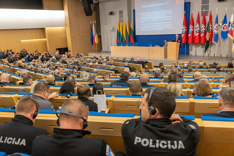 Seime vyko tarptautinė konferencija „Policija kintančiame pasaulyje“.