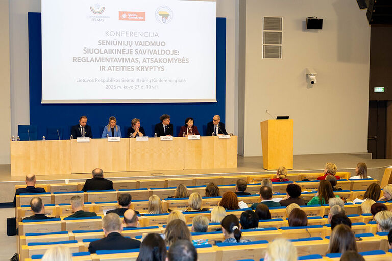 Konferencija „Seniūnijų vaidmuo šiuolaikinėje savivaldoje: reglamentavimas, atsakomybės ir ateities kryptys“.