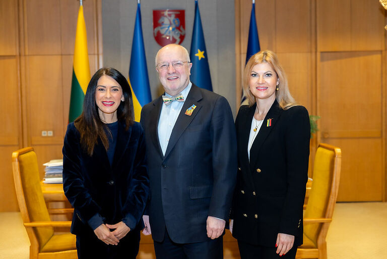 Seimo Pirmininkas Juozas Olekas susitiko su Europos Parlamento Vicepirmininke Pina Picierno. Susitikime dalyvavo Švietimo ir mokslo komiteto pirmininkė Jurgita Šukevičęienė