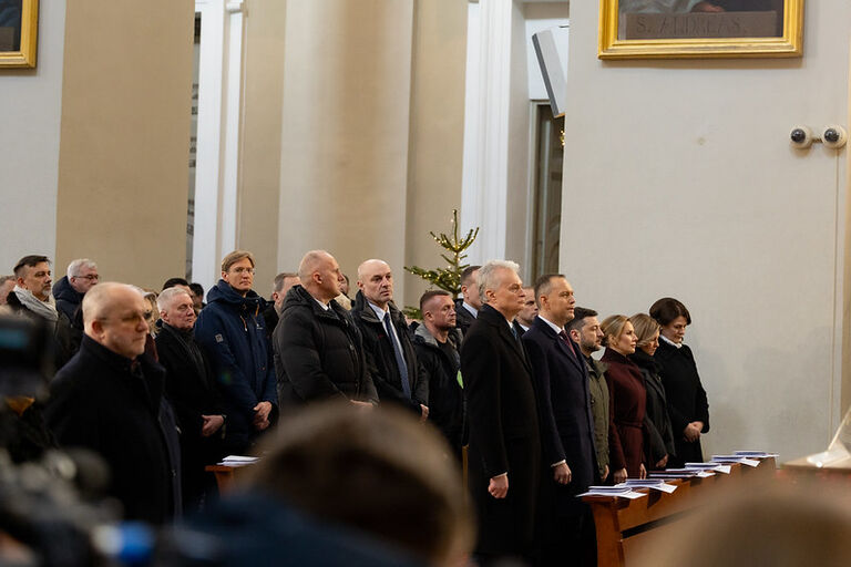 Seimo Pirmininkas Juozas Olekas dalyvavo Šv. Mišiose Vilniaus Šv. vyskupo Stanislovo ir Šv. Vladislovo arkikatedros bazilikoje 1863–1864 metų sukilimo metinėms paminėti