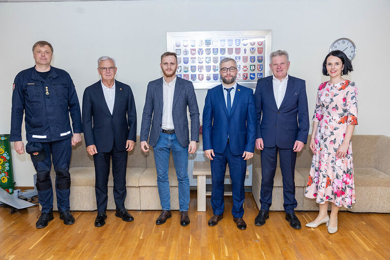 Valstybės valdymo ir savivaldybių komiteto atstovų susitikimas su Ukrainos Aukščiausios Rados parlamentaru Dmytro Mykysha