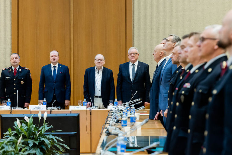  Konferencija „Misija – tarnauti visuomenei: praeitis kuria ateitį“ , skirta Priešgaisrinės apsaugos ir gelbėjimo departamento į kūrimo 35-osioms metinėms. 2025-05-29