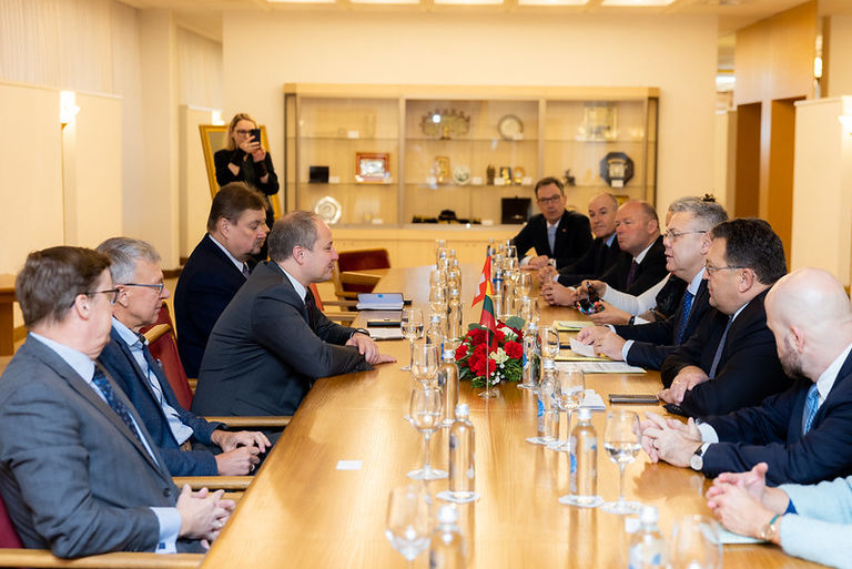 Seimo Užsienio reikalų komiteto narių susitikimas su Šveicarijos Konfederacijos parlamentarų delegacija