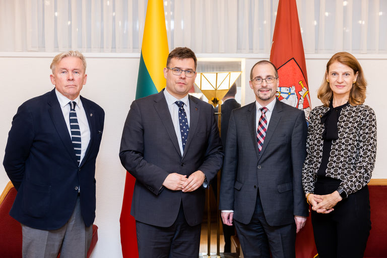  NSGK ir URK pirmininkų susitikimas su Austrijos Gynybos ministerijos valstybės sekretoriumi A. KAMMEL.
