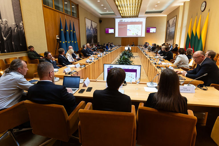 Konferencija „Miškininkystė be plynių: naujas požiūris į miškų politiką“. 2025-05-21. Fotogr. Ekaterina Khvashchynskaya