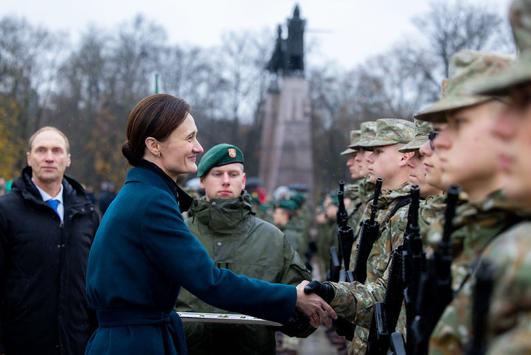 Seimo Pirmininkė V. Čmilytė-Nielsen dalyvavo generolo Jono Žemaičio Lietuvos karo akademijos I kurso kariūnų priesaikos ceremonijoje
