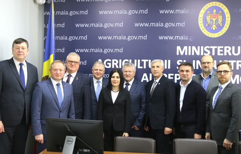 Seimo Tarpparlamentinių ryšių su Moldovos Respublika grupės vizitas Moldovos Parlamente. Moldovos parlamento nuotr.