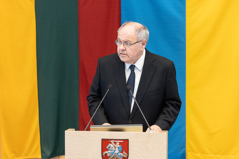  Vilniaus geto likvidavimo 80-osioms metinėms skirtas minėjimas Seimo posėdyje.