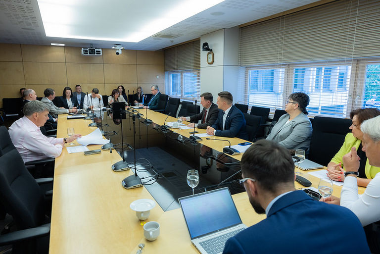 Frakcijos „Nemuno aušra“ susitikimas su Energetikos ministerijos atstovais. 2025-06-26 