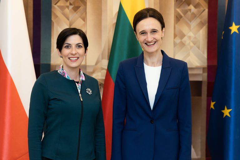 Susitikimas su Čekijos Deputatų rūmų pirmininke Markéta Pekarová-Adamová.