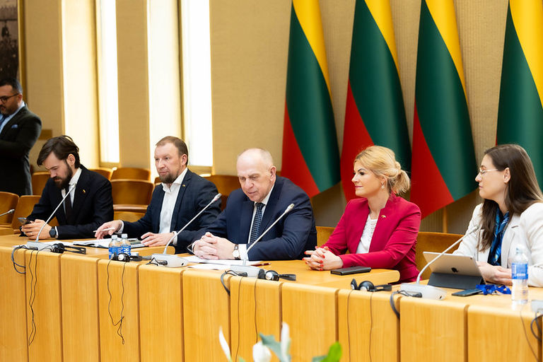 URK susitikimas su Vokietijos Brėmeno žemės CDU delegacija. 2025-05-22