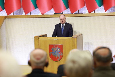 Address by Saulius Skvernelis, Speaker of the Seimas, at the commemoration of the Day of Restoration of Independence of Lithuania