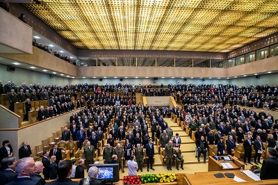 Anniversary of the defence of freedom of Lithuania solemnly marked by the Seimas