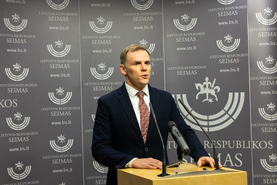 Seimo TS-LKD frakcijos pranešimas: frakcija Seime inicijuoja Seimo nario Gintauto Palucko apkaltą: pradedami rinkti parašai