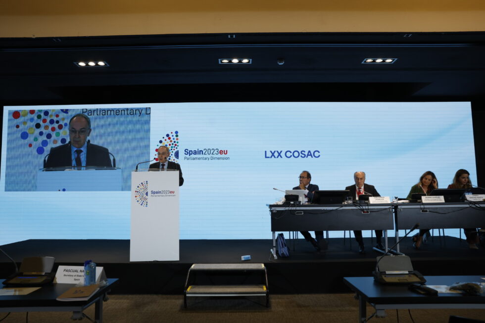 Radvilė Morkūnaitė-Mikulėnienė, Chair of the Committee on European Affairs, at the LXX COSAC Plenary Meeting: ‘By acting together in unity, we can help Ukraine defend itself and defeat the evil of Putin’s Russia’