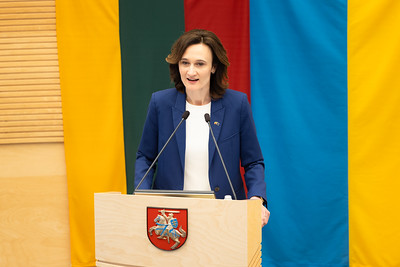 Seimo Pirmininkė Viktorija Čmilytė-Nielsen: „Pasisakau už Lietuvą stiprioje Europos Sąjungoje, kuri savo pagrindines vertybes ne tik deklaruoja, bet geba apginti“
