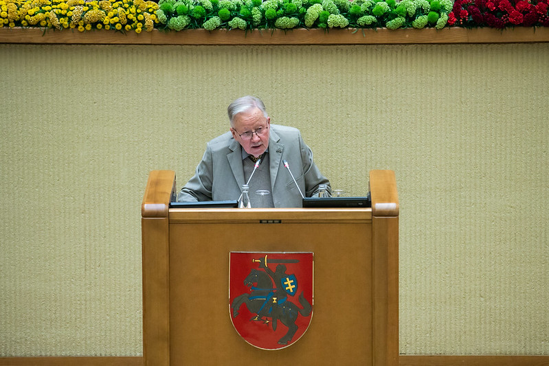 Aukščiausiosios Tarybos-Atkuriamojo Seimo Pirmininko prof. Vytauto Landsbergio kalba „Prieš trisdešimt, po trisdešimt“ Lietuvos Nepriklausomybės atkūrimo 30-mečio minėjime (2020-09-10)