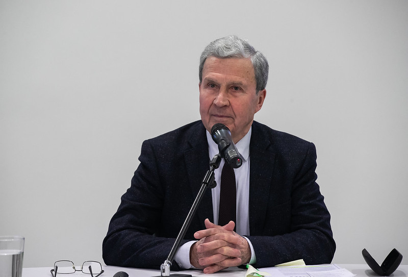 08/03/2023 Public lecture Chronicle of the Drafting of the Act of 11 March: Insights, Drafts, Adopted Documents by Prof. Emeritus Dr Vytautas Sinkevičius from Mykolas Romeris University