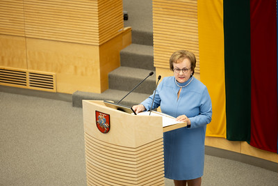 Nepriklausomybės Akto signatarė L. L. Andrikienė: „Sukanka 35 metai pirmajam atkurtos Lietuvos Respublikos pripažinimui užsienyje – Moldovoje“