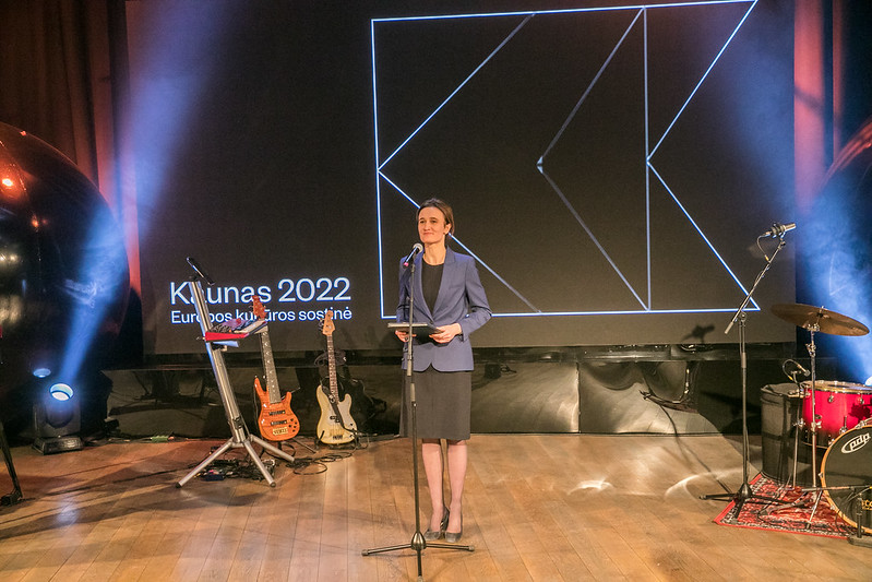 2022 01 22</br>Seimo Pirmininkė V. Čmilytė-Nielsen dalyvavo „Kaunas – Europos kultūros sostinė
