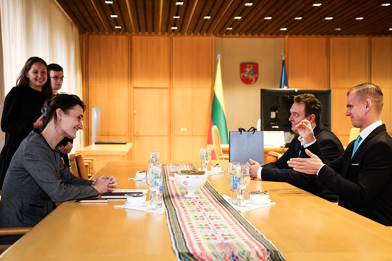 2021 09 20</br>Seimo Pirmininkės V. Čmilytės-Nielsen susitikimas su Lietuvos kurčiųjų draugijos atstovais