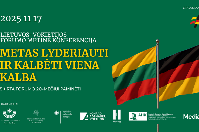 Seime vyks konferencija „Lietuvos-Vokietijos Forumas 2025“