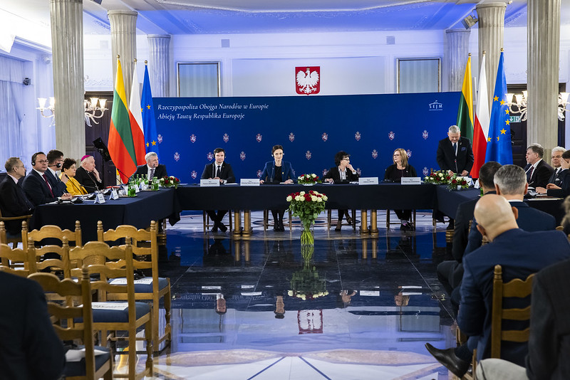 2022 04 11</br>Lietuvos Respublikos Seimo delegacijos vizitas Lenkijos Respublikoje