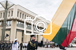 2018 m. birželio 14 d. valstybės vėliavos pakėlimo ceremonijos nuotraukos