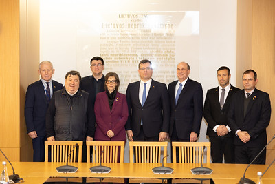 2026 01 20<br>Nacionalinio saugumo ir gynybos ir Užsienio reikalų komitetų narių susitikimas su Izraelio Nacionalinio saugumo tarybos pavaduotoju Džozefu Drezninu