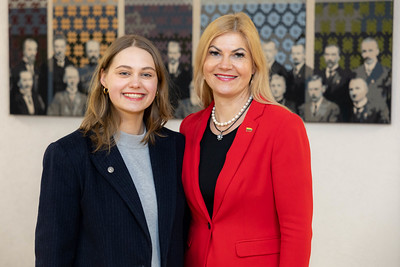 Švietimo ir mokslo komiteto pirmininkė J. Šukevičienė susitiko su Vilniaus universiteto Studentų atstovybės prezidente K. Merčaityte – aptartos švietimo ir mokslo aktualijos