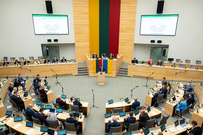 Respublikos Prezidento Gitano Nausėdos sveikinimo kalba prasidėjusios rudens sesijos proga