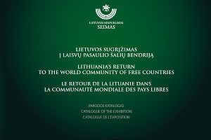 Parodos „Lietuvos sugrįžimas į laisvų pasaulio šalių bendriją“ katalogas