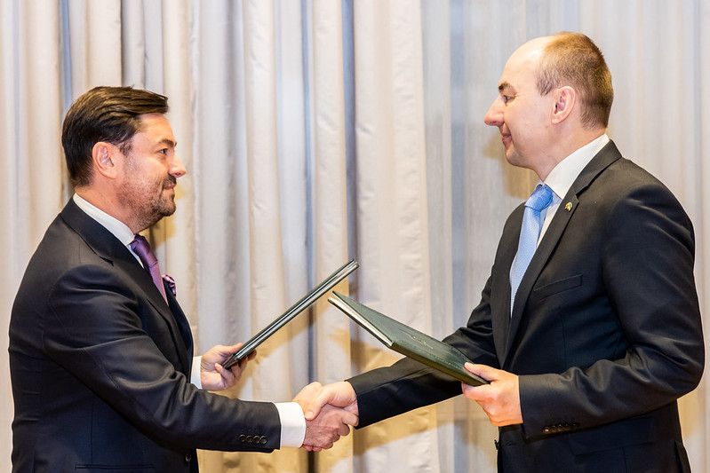 Video: Heads of the parliamentary administrations of Ukraine and Lithuania signed the Memorandum on Cooperation