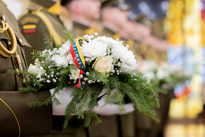 Gėlių, skirtų padėti ant Lietuvos Nepriklausomybės Akto signatarų kapų, perdavimo ceremonija Seimo I rūmuose, Vitražo galerijoje (2026 03 10)