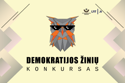 Moksleiviai antrą kartą kviečiami pasitikrinti žinias Demokratijos žinių konkurse