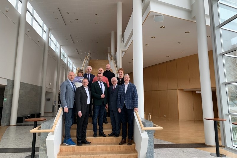 Seimo delegacijos Baltijos Asamblėjoje pirmininkas lankosi prie labiausiai į Rytus nutolusios Europos Sąjungos sienos