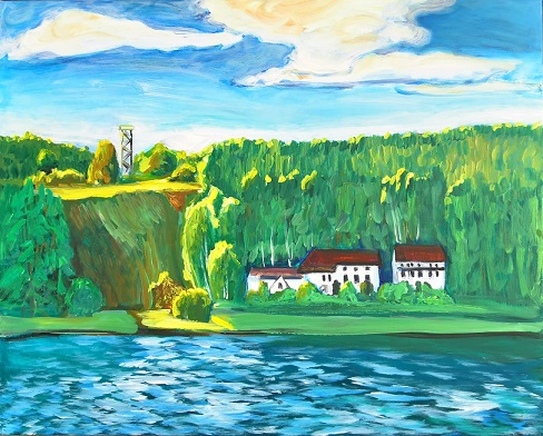 Danielė Čirikaitė. Lietuvos žiemos sporto centras. 2024 drobė akrilas 80 x 100 (7).jpg