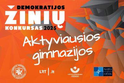 Aktyviausiai Demokratijos žinių konkurse dalyvavusias mokyklas aplankys Seimo Pirmininkas