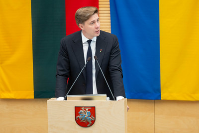 Mindaugas Sinkevičius patvirtintas Ministru Pirmininku

