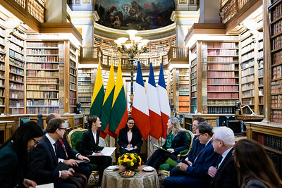 2022 12 12 </br>Seimo Pirmininkės V. Čmilytės-Nielsen vizitas Prancūzijos Respublikoje