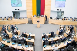2020 m. birželio 16 d. iškilmingas minėjimas Lietuvos Respublikos Seime